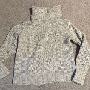 Banana Republic Light Gray Knit Sweater